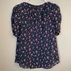 J. Crew Top in Ditsy Floral